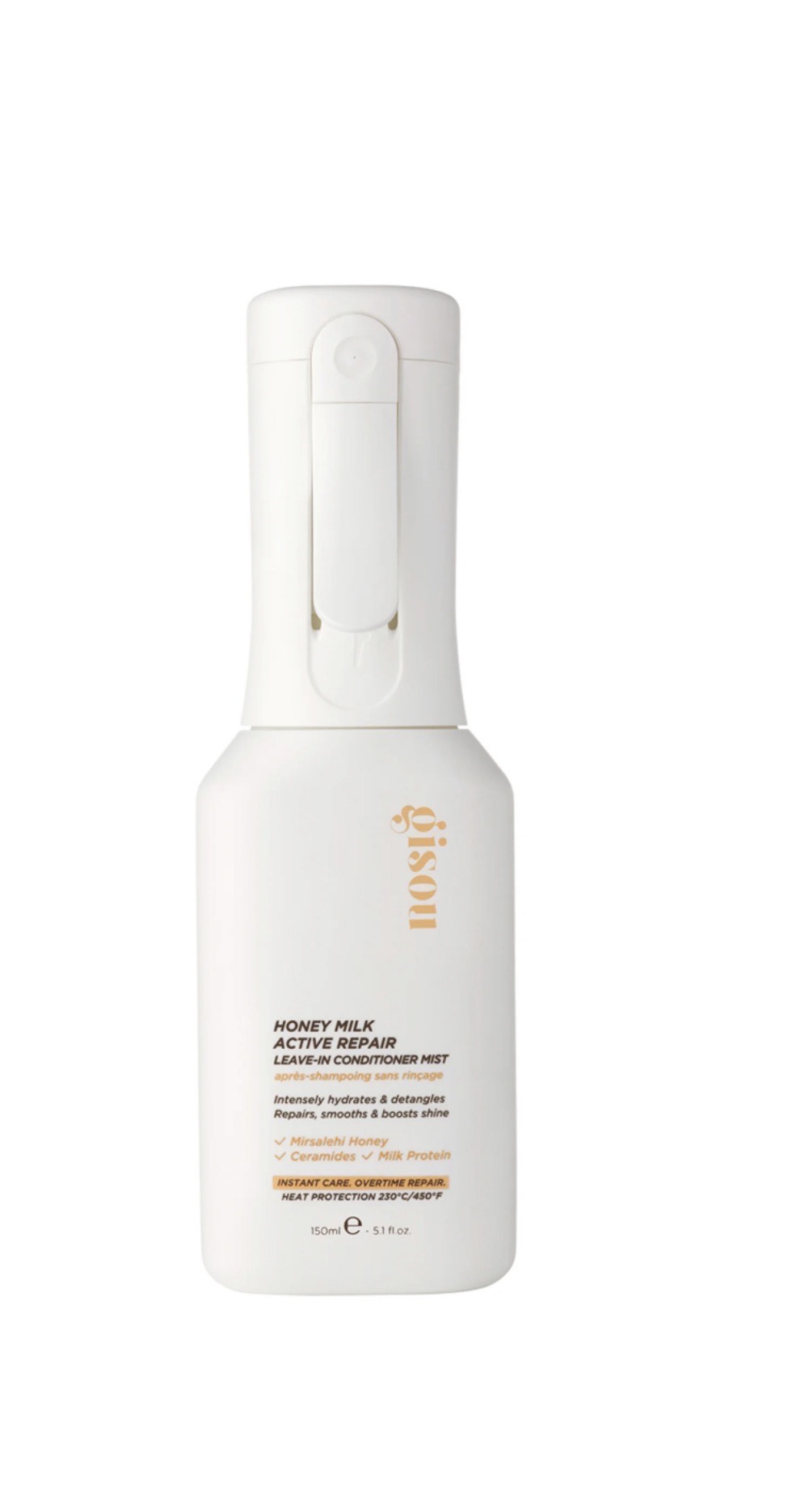 GISOU Спей-кондиционер для волос Honey Milk Active Repair Leave-In Conditioner Mist,150 ml