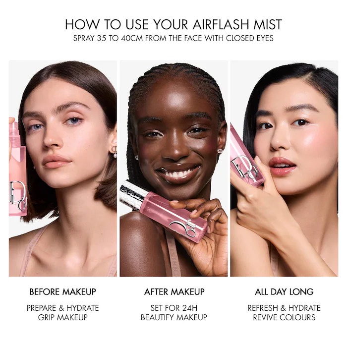 DIOR  Фиксатор для макияжа Backstage Airflash Mist Makeup Setting Spray 6