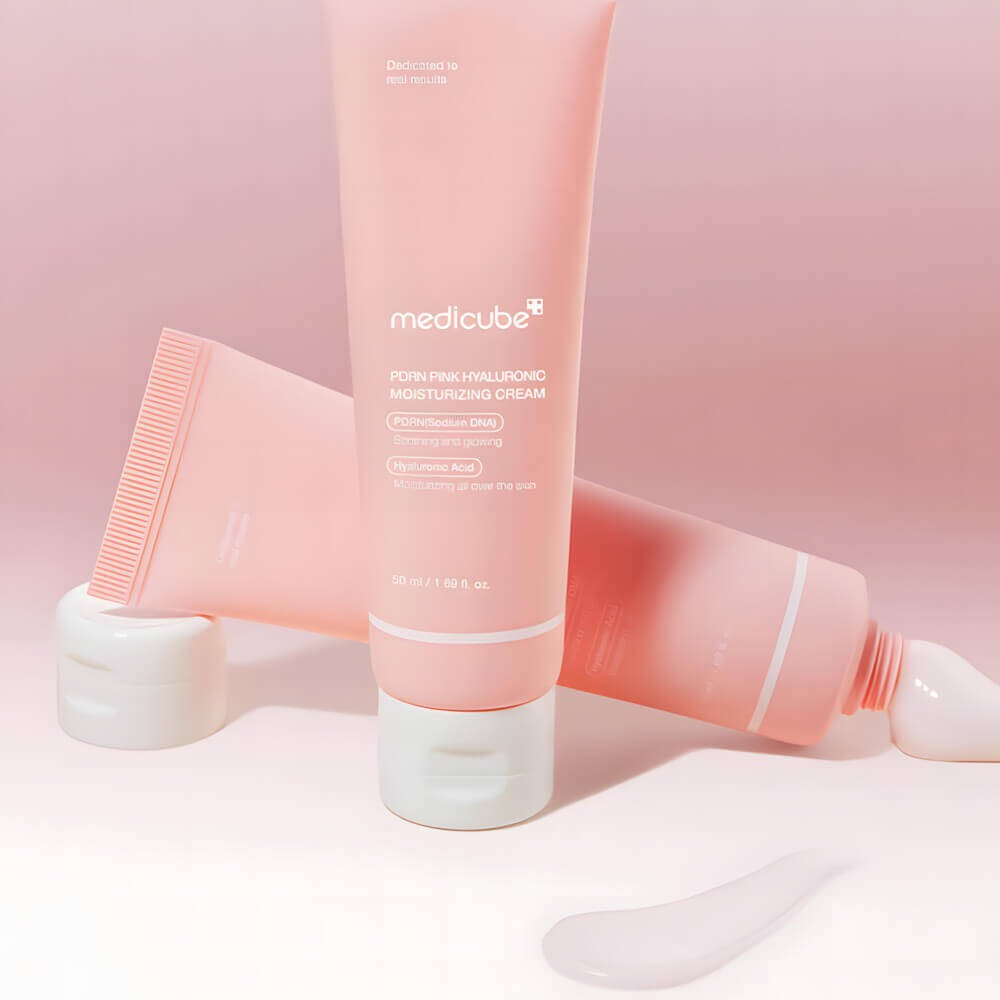 Увлажняющий крем с ПДРН и гиалуроновой кислотой medicube PDRN Pink Hyaluronic Moisturizing Cream 3