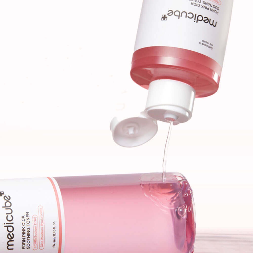 Успокаивающий тонер с ПДРН и центеллой medicube PDRN Pink CICA Soothing Toner 4