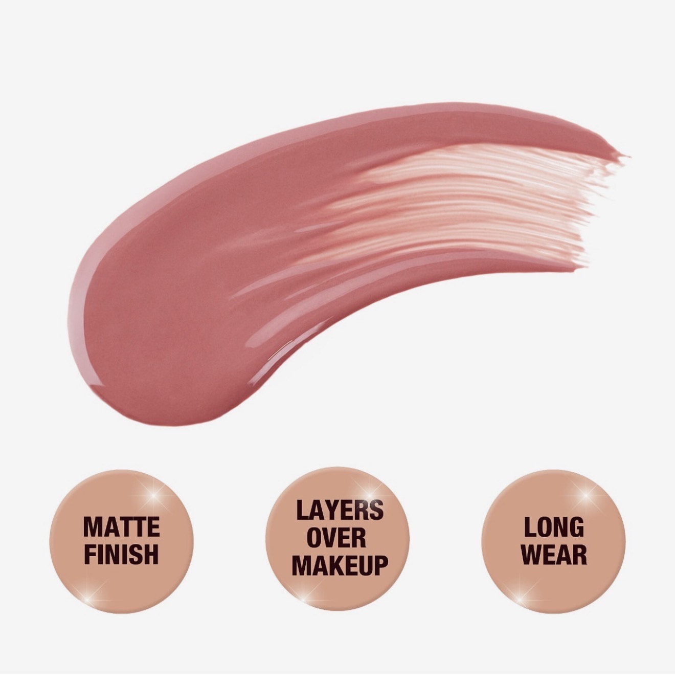 Charlotte Tilbury румяна жидкие  MATTE BEAUTY BLUSH WAND,  PILLOW TALK (без коробки) 5