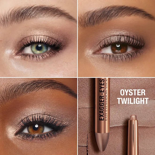 Charlotte Tilbury кремовые тени-карандаш EXAGGER-EYES EASY EYESHADOW STICK, OYSTER TWILIGHT 3
