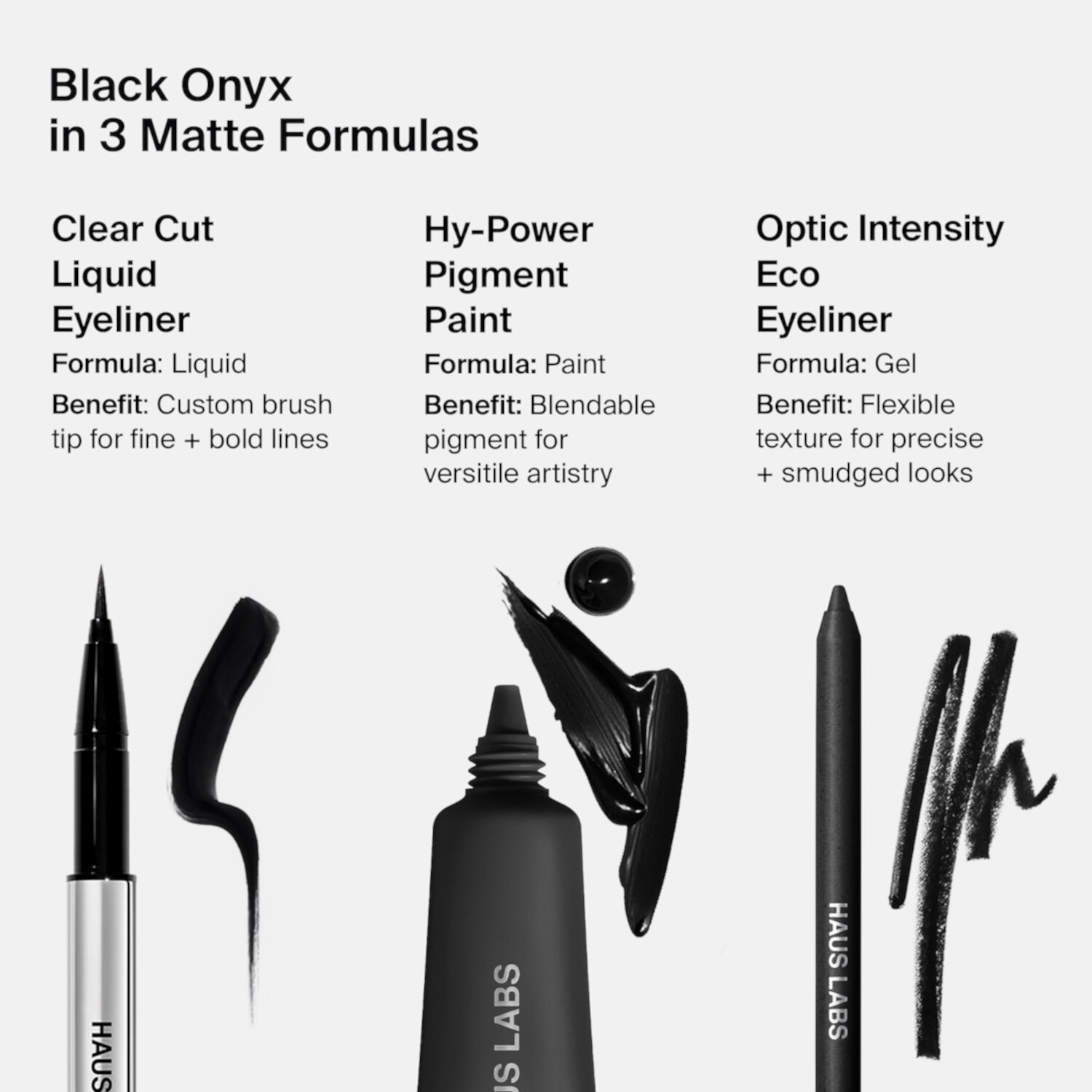 Haus Labs Водостойкая жидкая подводка для глаз  Clear Cut Waterproof Liquid Eyeliner Black Onyx 6