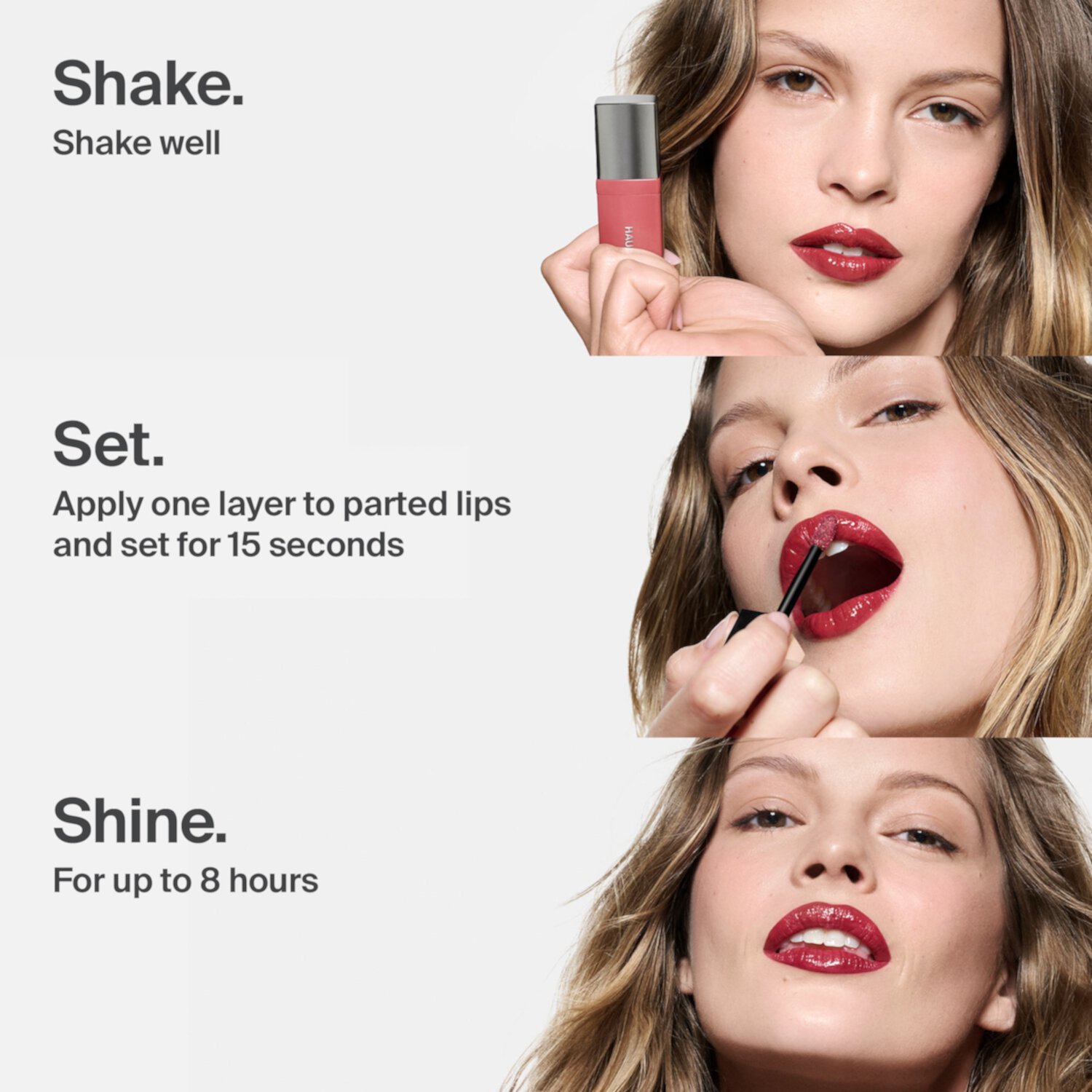 Haus Labs Жидкая помада Atomic Shake High-Shine Longwear Lip Lacquer Lipstick оттенок Ruby 9