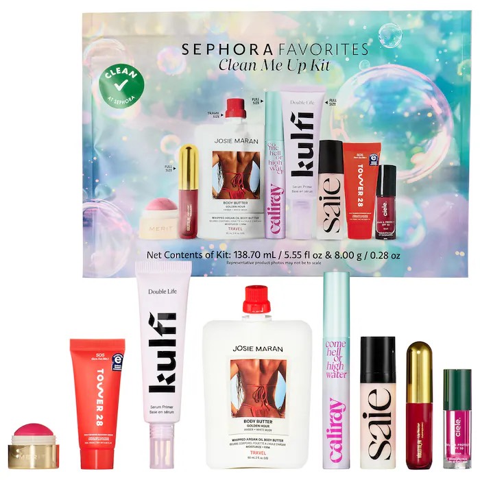 Лимитированный набор Sephora Favorites  Clean Me Up Kit Makeup Value Set 2