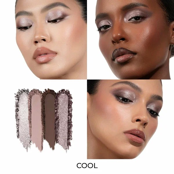 Natasha Denona Палетка теней для век Luxe Glam Compact Quad Eyeshadow Palette, Cool, 10 г 2