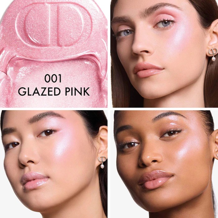 Сияющий хайлайтер в стике Backstage Glassy Glow Stick Multi-Use Stick Highlighter Balm. 001 Glazed Pink 2
