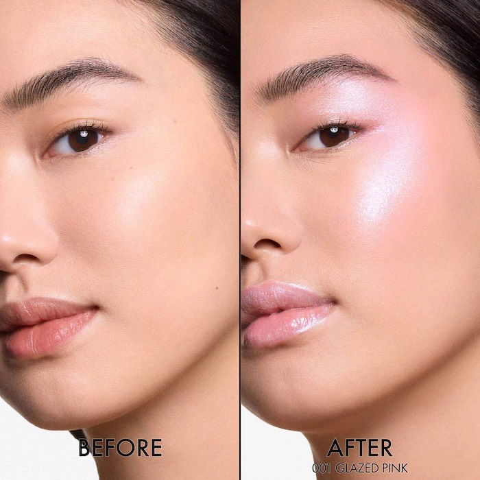 Сияющий хайлайтер в стике Backstage Glassy Glow Stick Multi-Use Stick Highlighter Balm. 001 Glazed Pink 3
