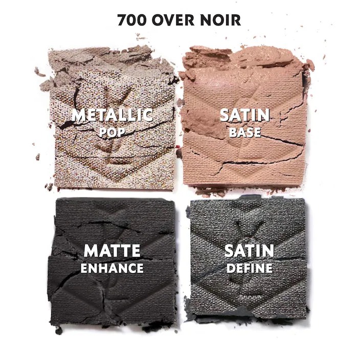 Yves Saint Laurent Тени для век Couture Mini Clutch Eyeshadow Palette, 700 Over Noir 6