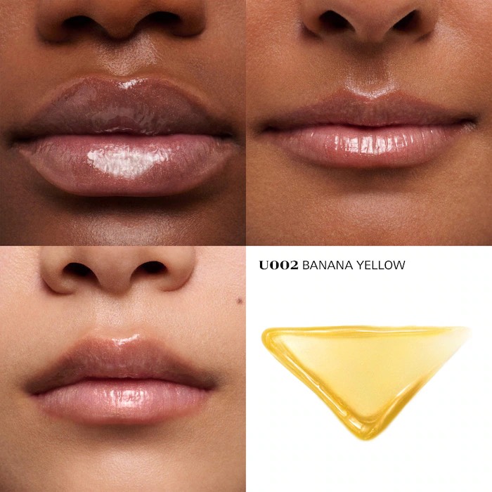 Prada  Увлажняющий блеск для губ Prada Reflection Glossy Liquid Lip Balm, U002 Banana Yellow 2