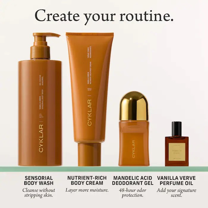 CYKLAR Гель для душа Sensorial Body Wash, Vanilla Verve 8