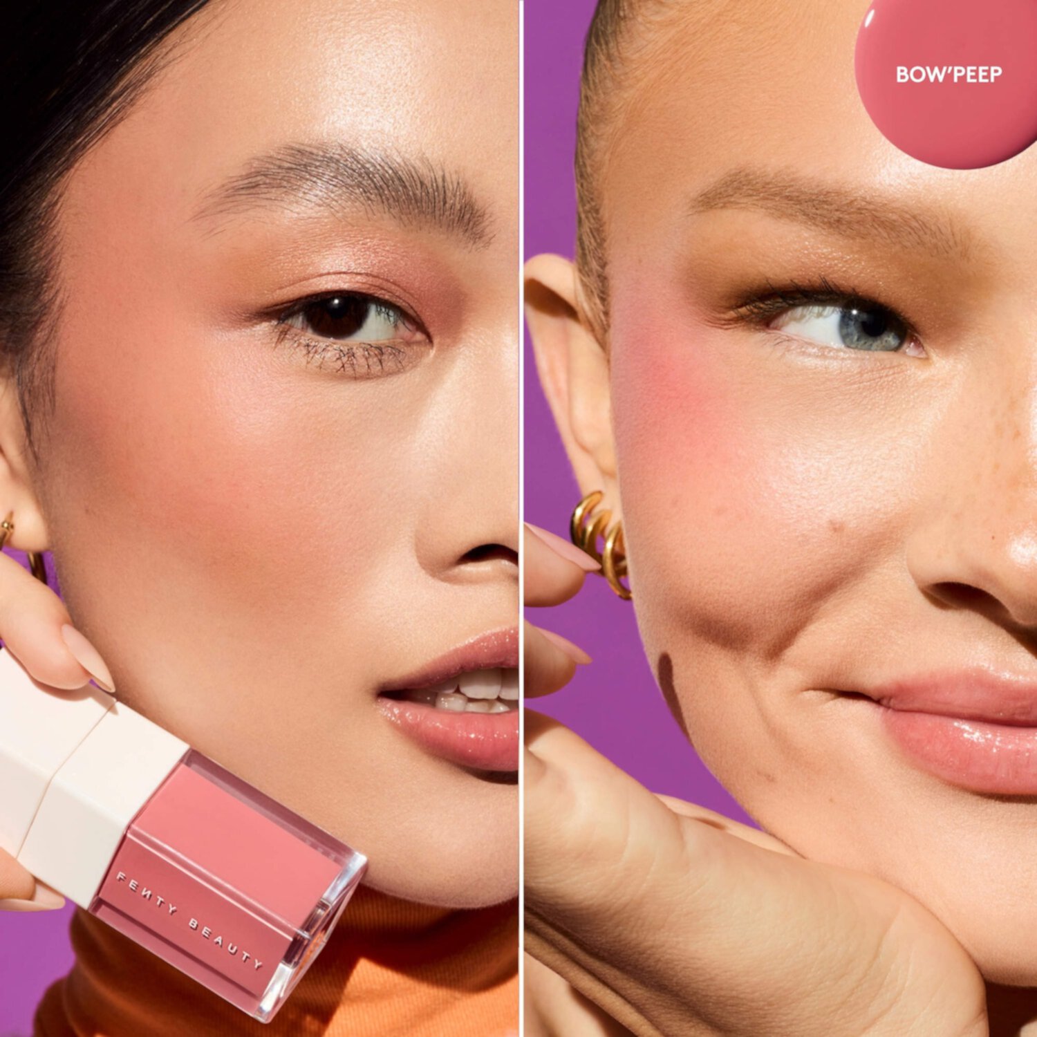 Fenty Beauty Shake 'N Play Buildable Liquid Blush. Bow'Peep 01 2