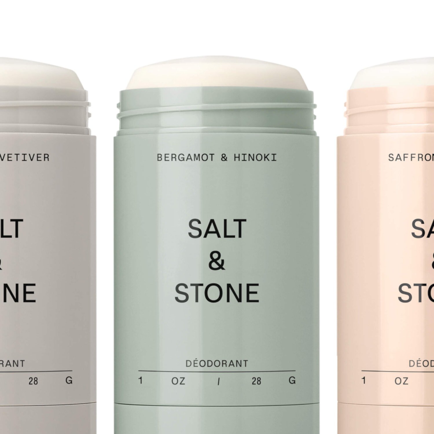 Salt & Stone Mini Deodorant Discovery Set Набор мини-дезодорантов для путешествий с тремя запахами, 3 x 28 г, 48-часовая защита 2