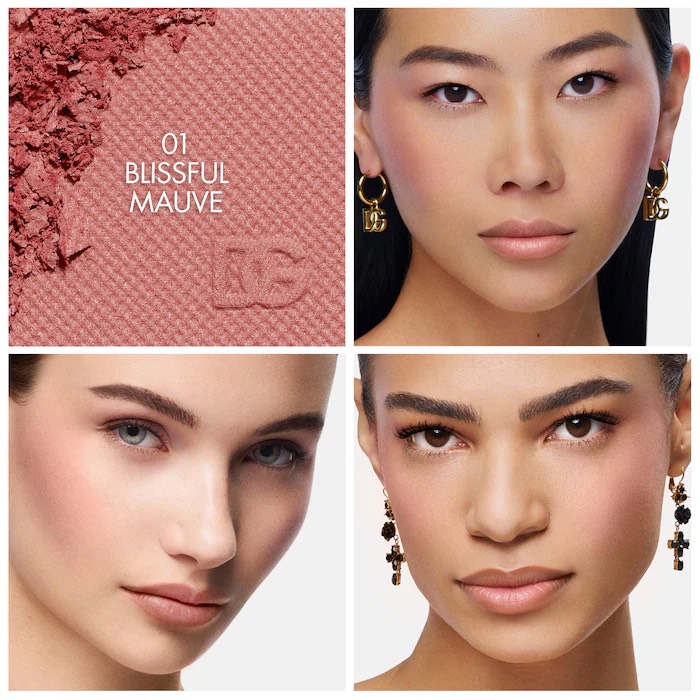 Румяна Dolce&Gabbana Classic Cheeks&Eyes Match. 01 BUSSFUL MAUVE 8 g 2