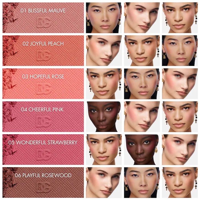 Румяна Dolce&Gabbana Classic Cheeks&Eyes Match. 01 BUSSFUL MAUVE 8 g 5