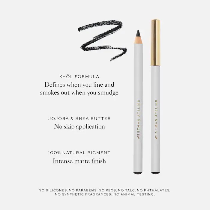 WESTMAN ATELIER Карандаш для глаз Eye Love You Eye Pencil, цвет черный (Khôl Brun) 3