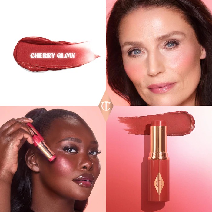 Мини-румяна в стике Charlotte Tilbury Mini Unreal Blush Healthy Glow Stick, CHERRY GLOW 2