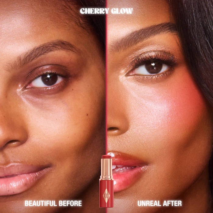 Мини-румяна в стике Charlotte Tilbury Mini Unreal Blush Healthy Glow Stick, CHERRY GLOW 5