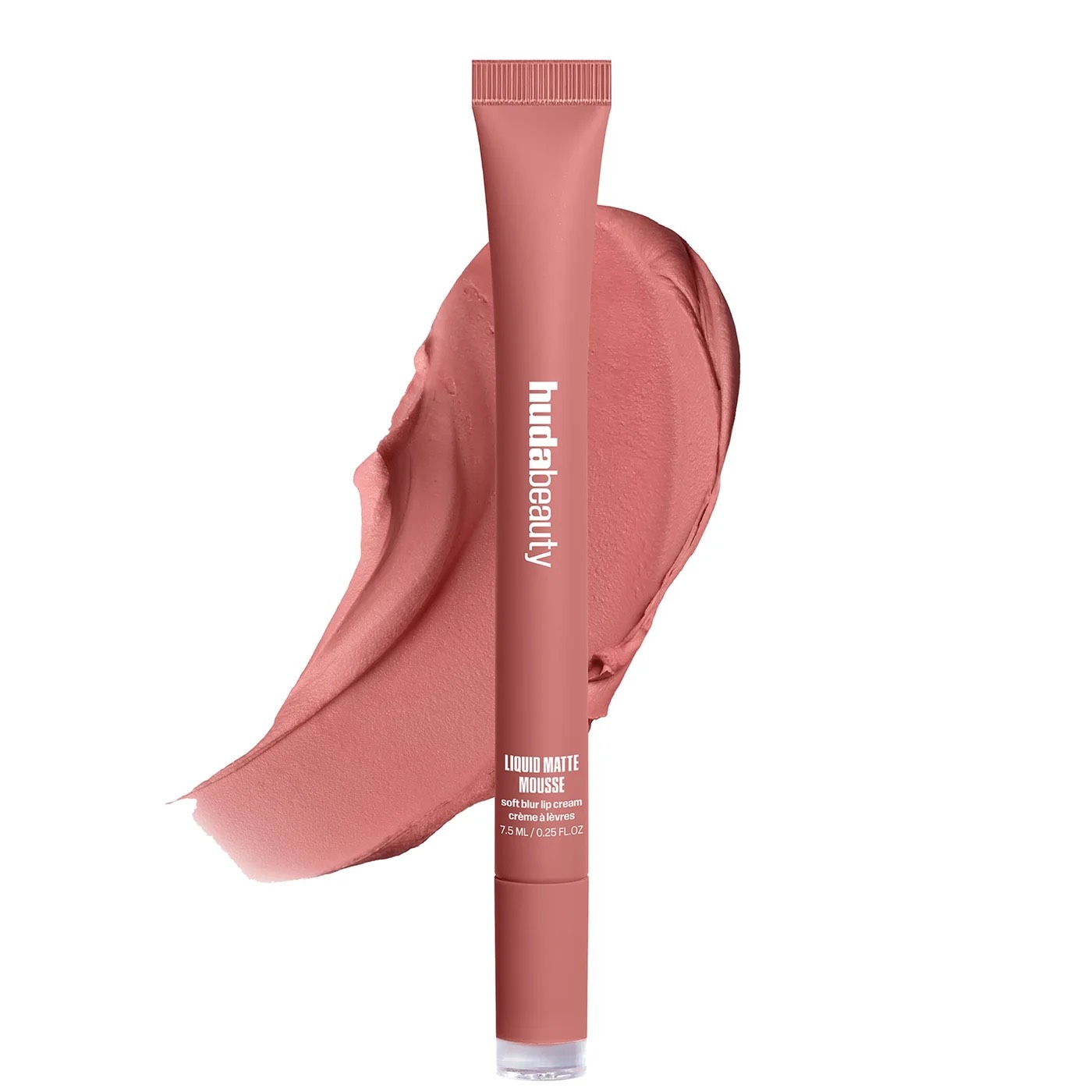 HUDA BEAUTY  Матовая жидкая помада Liquid Matte Mousse, Rosy Nude