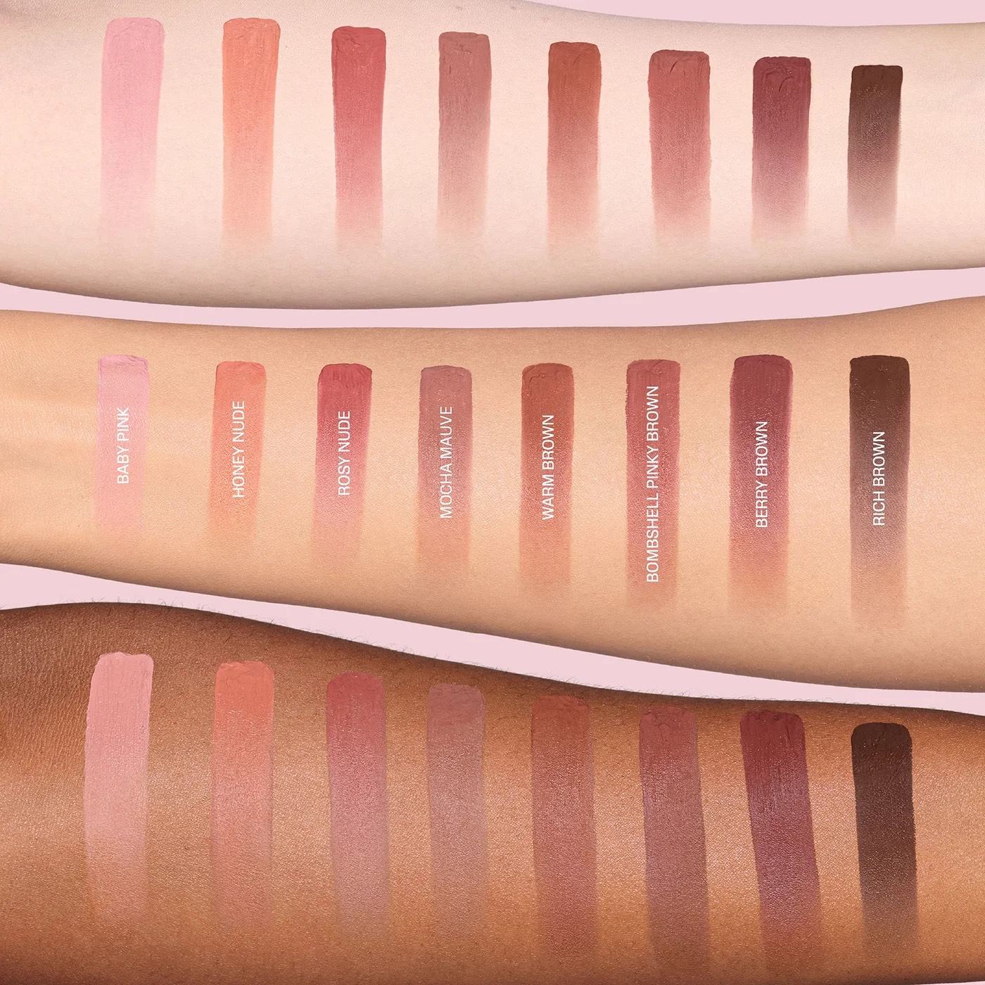 HUDA BEAUTY  Матовая жидкая помада Liquid Matte Mousse, Rosy Nude 7