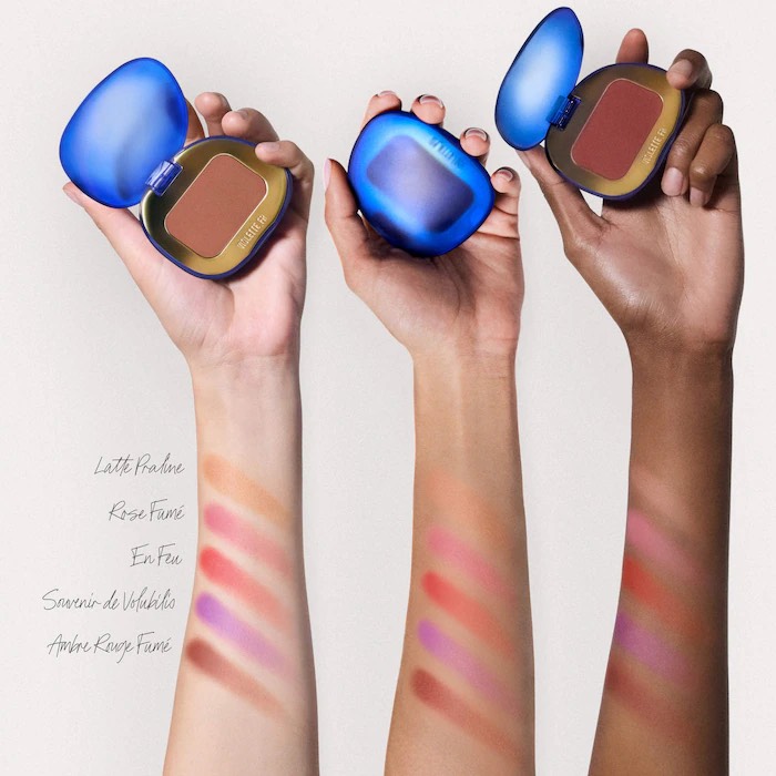VIOLETTE_FR Кремовые румяна PLUME BLUSH Feather Matte Cream-to-Powder Cheek Melt, Rose Fumé 7