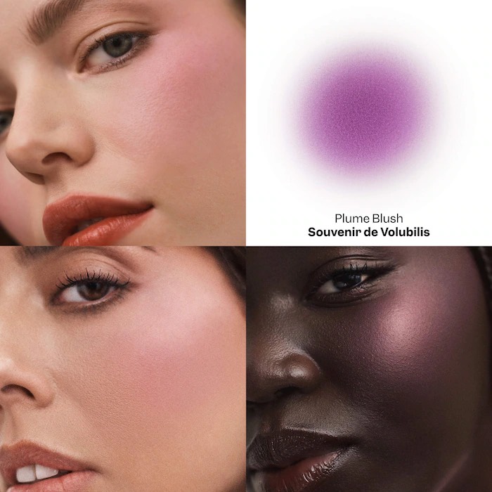 VIOLETTE_FR Кремовые румяна PLUME BLUSH Feather Matte Cream-to-Powder Cheek Melt, Souvenir de Volubilis 2