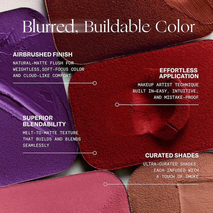 VIOLETTE_FR Кремовые румяна PLUME BLUSH Feather Matte Cream-to-Powder Cheek Melt, Souvenir de Volubilis 9