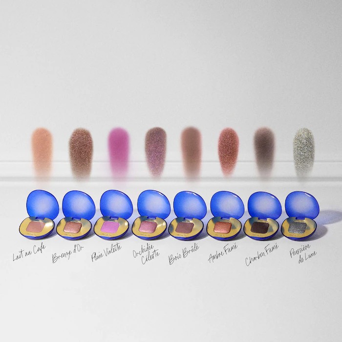 VIOLETTE_FR  Тени для век PLUME EYESHADOW Feather Matte Veil + Feather Shimmer Veil, Bronze d’Or 7