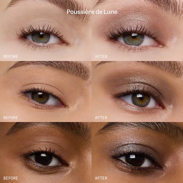 VIOLETTE_FR  Тени для век PLUME EYESHADOW Feather Matte Veil + Feather Shimmer Veil, Poussière de Lune 6