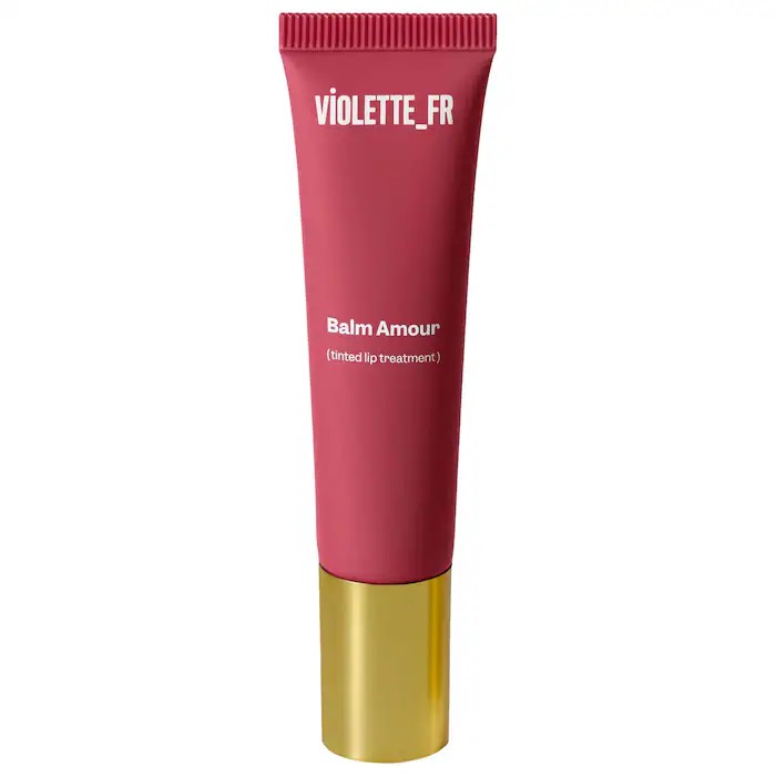 VIOLETTE_FR Питательный бальзам для губ с пептидами BALM AMOUR Nourishing Tinted Lip Treatment with Peptides, Rose Latte