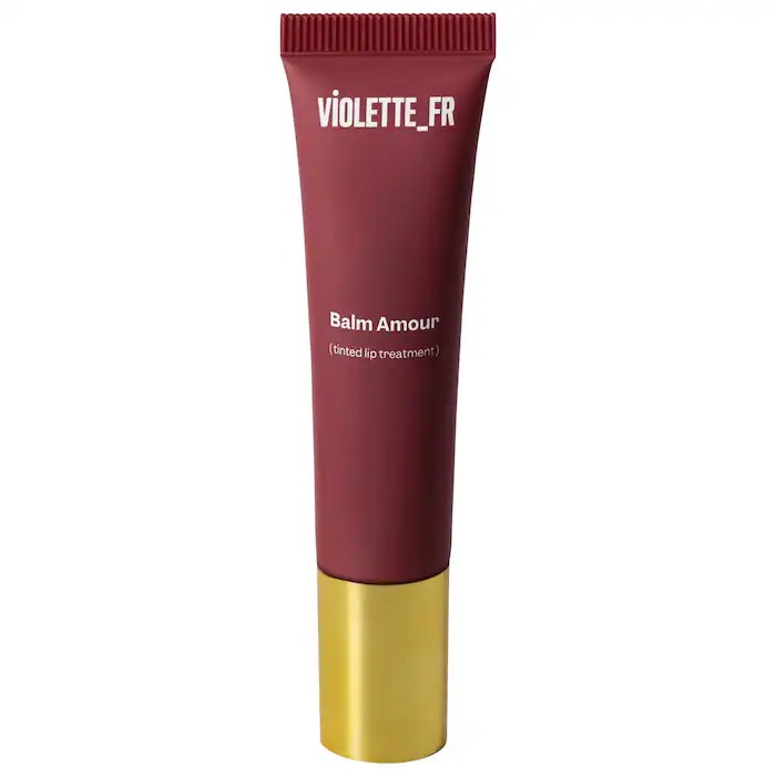 VIOLETTE_FR Питательный бальзам для губ с пептидами BALM AMOUR Nourishing Tinted Lip Treatment with Peptides, Dahlia Noir