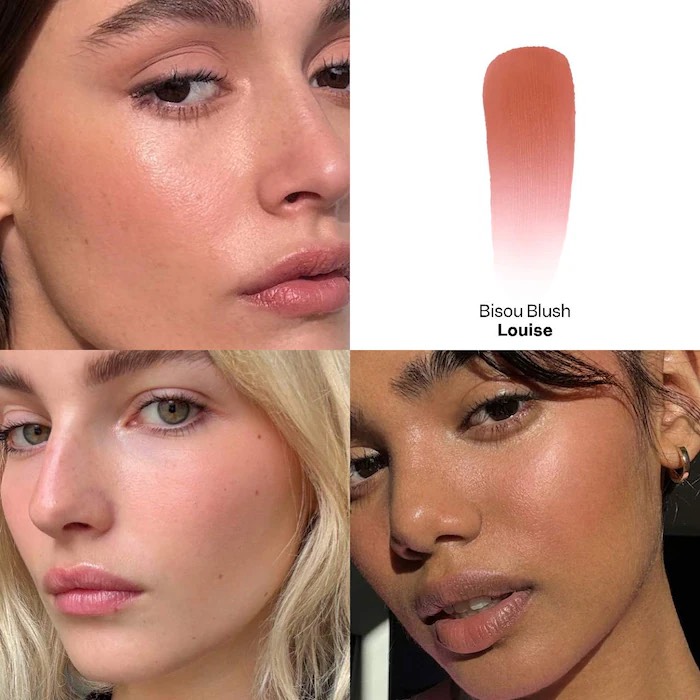 VIOLETTE_FR Мраморные кремовые румяна в стике BISOU BLUSH Marbled Cream Blush Stick, Louise 2