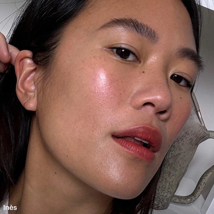 VIOLETTE_FR Мраморные кремовые румяна в стике BISOU BLUSH Marbled Cream Blush Stick, Inès 6