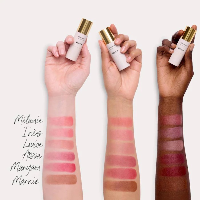 VIOLETTE_FR Мраморные кремовые румяна в стике BISOU BLUSH Marbled Cream Blush Stick, Maryam 6