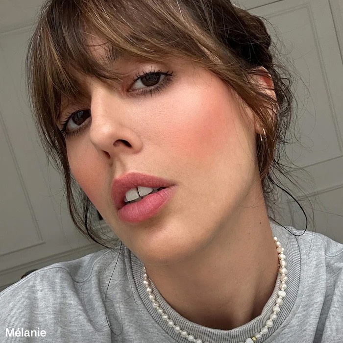 VIOLETTE_FR Мраморные кремовые румяна в стике BISOU BLUSH Marbled Cream Blush Stick, Mélanie 5