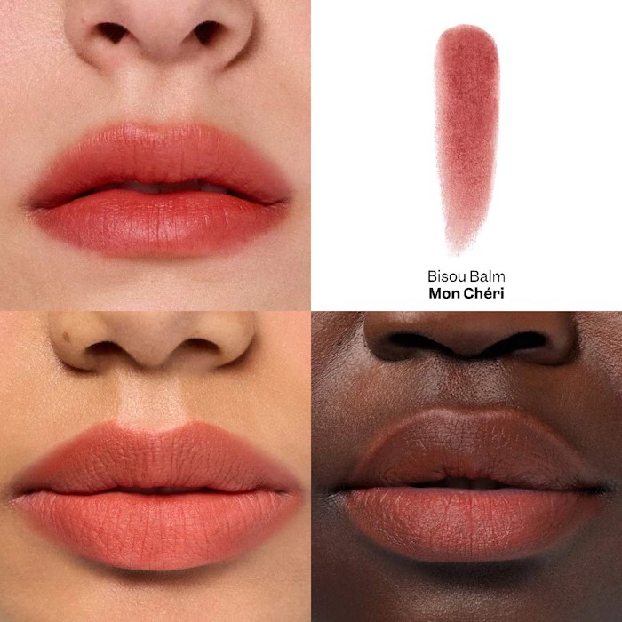 VIOLETTE_FR Матовая помада-бальзам для губ BISOU BALM Sheer Matte Lipstick, Mon Cheri 2