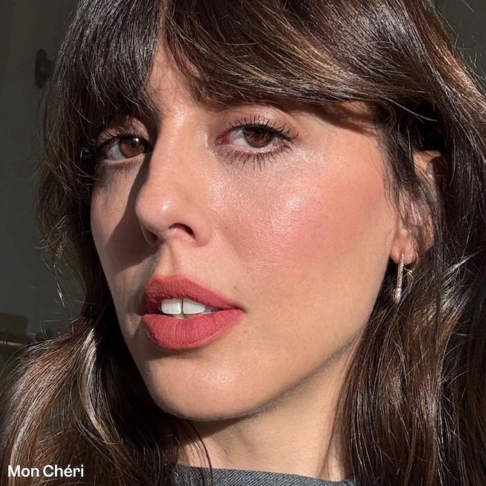VIOLETTE_FR Матовая помада-бальзам для губ BISOU BALM Sheer Matte Lipstick, Mon Cheri 5