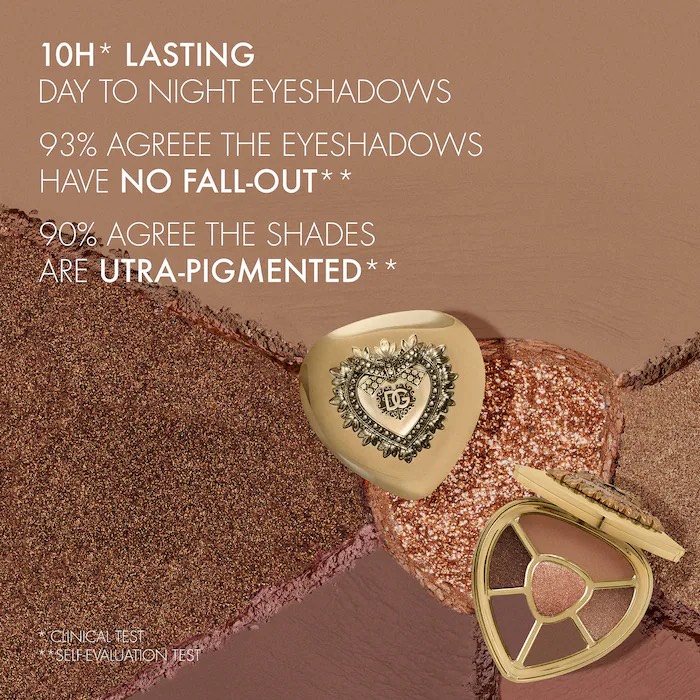 Dolce&Gabbana Палетка теней для век Multi-Finish Eyeshadow Palette 01 Amber Venus, 6,5 гр 5