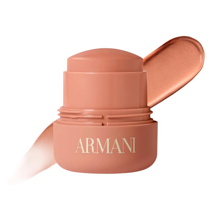 Armani Dolci Кремовые румяна  Blush Smoothing Cream-to-Powder Soft-Matte, 2 Caramel Blush