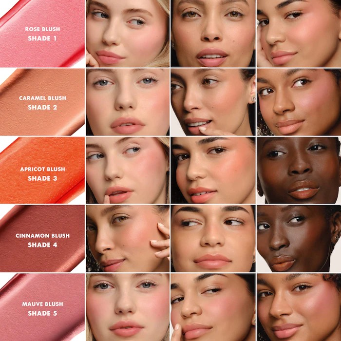 Armani Dolci Кремовые румяна  Blush Smoothing Cream-to-Powder Soft-Matte, 1 Rose Blush 4