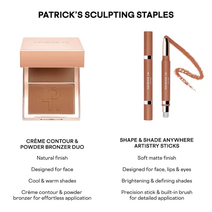 PATRICK TA   Стик для контуринга Patrick Ta Major Sculpt Shape & Shade Anywhere Artistry Sticks, Highlight 8