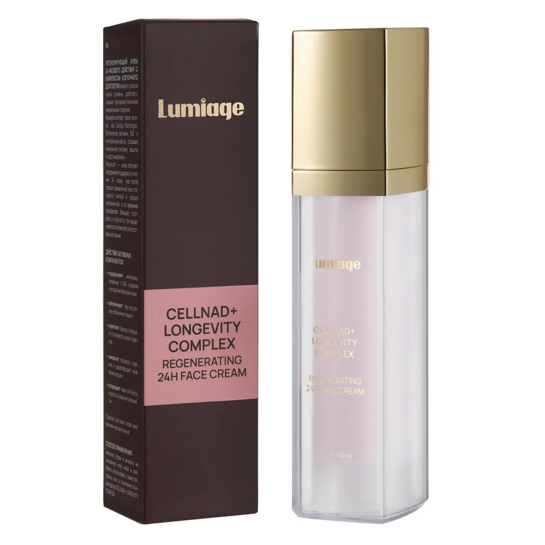 CELLNAD+ LONGEVITY COMPLEX REGENERATING 24H FACE  CREAM, Регенерирующий крем 24-часового действия с  комплексом клеточного долголетия, 50мл 2