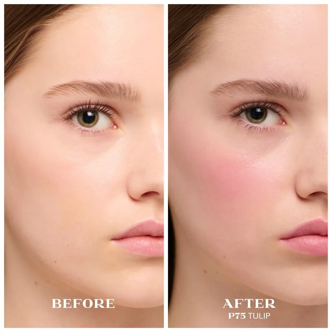 Prada румяна  Touch Cream to Powder Blush  color в оттенке   P75 Tulip, 3,5гр 2