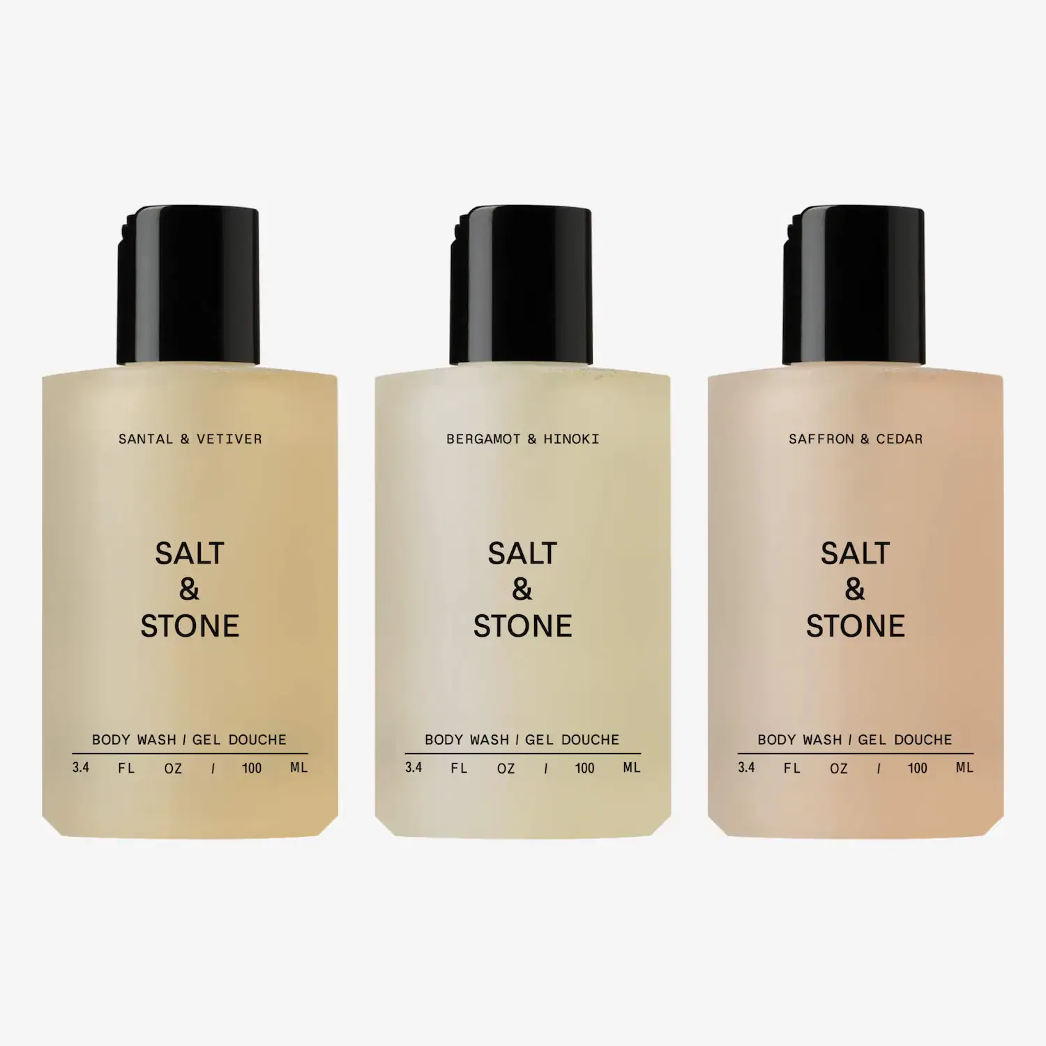 Salt & Stone Набор миниатюрных гелей для душа Mini Body Wash Discovery Gift Set